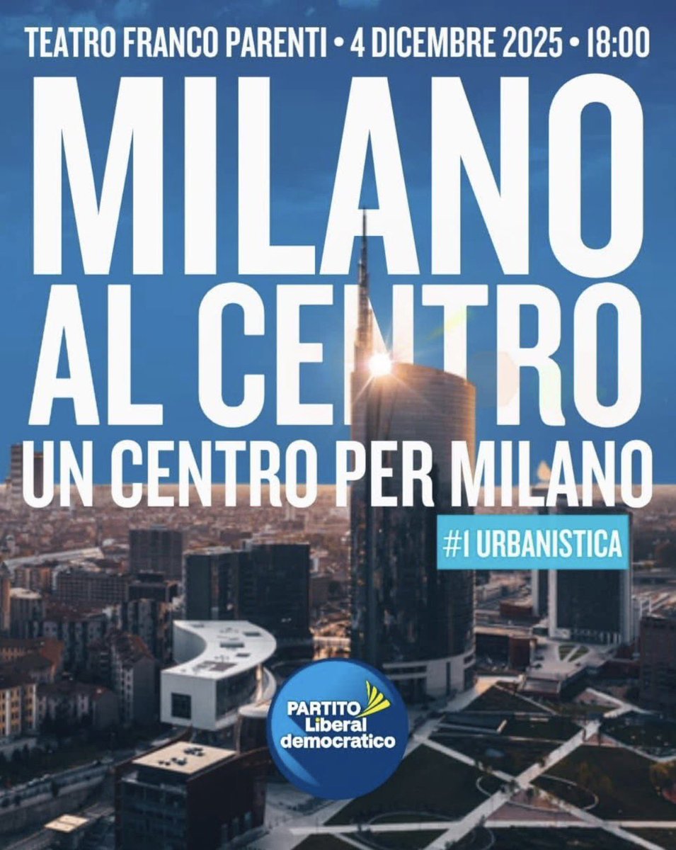 marattin's tweet photo. Domani alle 18 al Teatro Parenti di Milano il @Partito_Libdem affronta di petto quello che è accaduto la scorsa estate a Milano.

Con esperti del settore e forze politiche vicine proveremo a capire cos’è successo, come si può rimediare e come si può tenere insieme la crescita di una città e il fatto che sia “un’opportunità per tutti, e non un privilegio per pochi” (come recita il motto del nostro partito).

A questo link (https://t.co/w80EP2tQi0) potete registrarvi.

A domani, per chi è in zona!