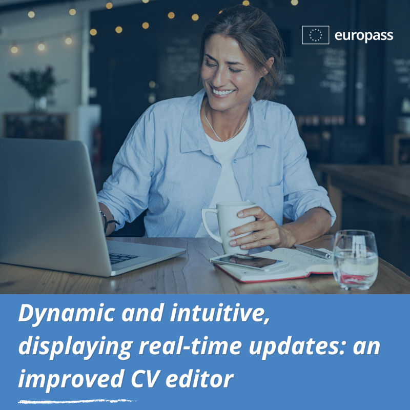 EU_Social's tweet photo. Creating your CV just got faster and easier ๐
๐ฅ๏ธ See real-time updates from your profile to your CV and know exactly how your CV will look while you edit your information.
Your perfect CV is just a few clicks away.
Try it now โ #Europass #20YearsOfEuropass