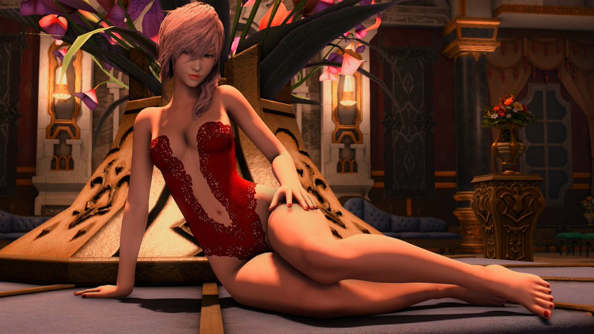 Lightning, but in lingerie.

#Hyur #Midlander #Lightning