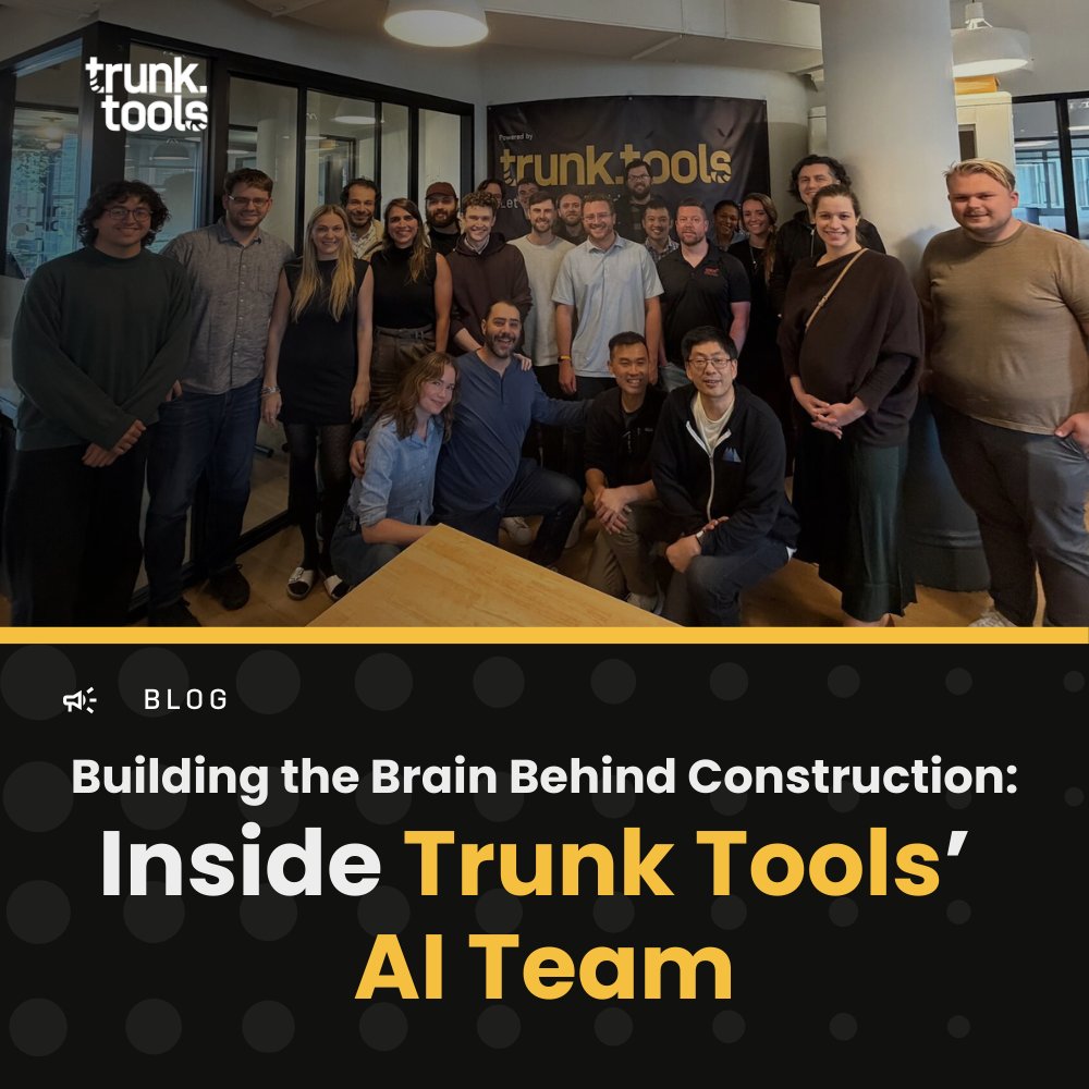 Go inside Trunk Tools’ AI team—building NLP, vision, and RL agents that understand construction’s chaos. Accuracy isn’t optional.👇
hubs.la/Q03WwTqV0

#TrunkTools #LetBuildersBuild #constructionAI #AI