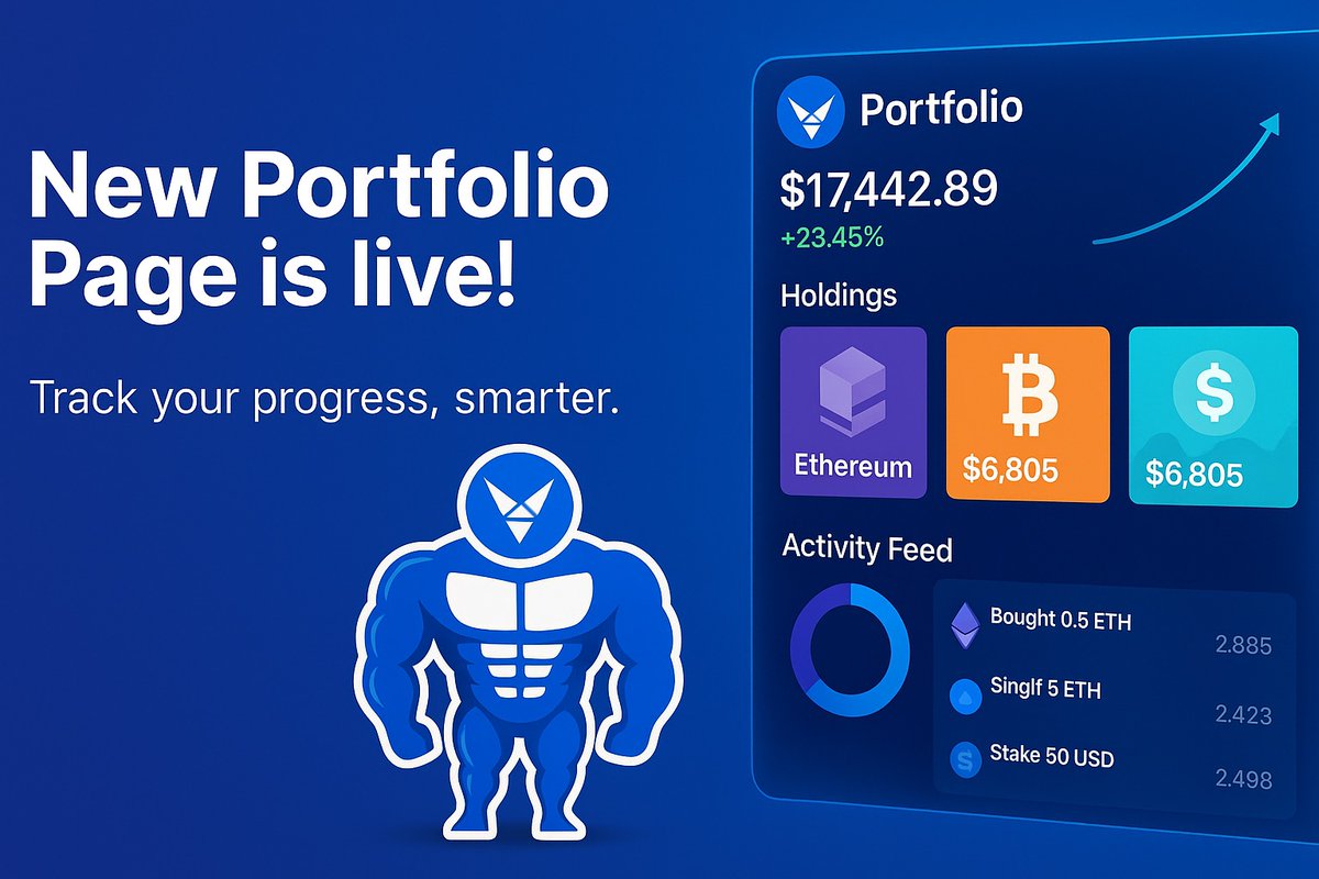 vaporfund's tweet photo. New Portfolio Page is live!  
See your total staked, current rewards, and portfolio value at a glance.  

All your active stakes, real-time updates, and one-click actions (refresh, withdraw) are built right in.   

Next-level convenience for veteran stakers and first-timers alike. 
Dive into your dashboard now: https://t.co/fL7wV8iuFN