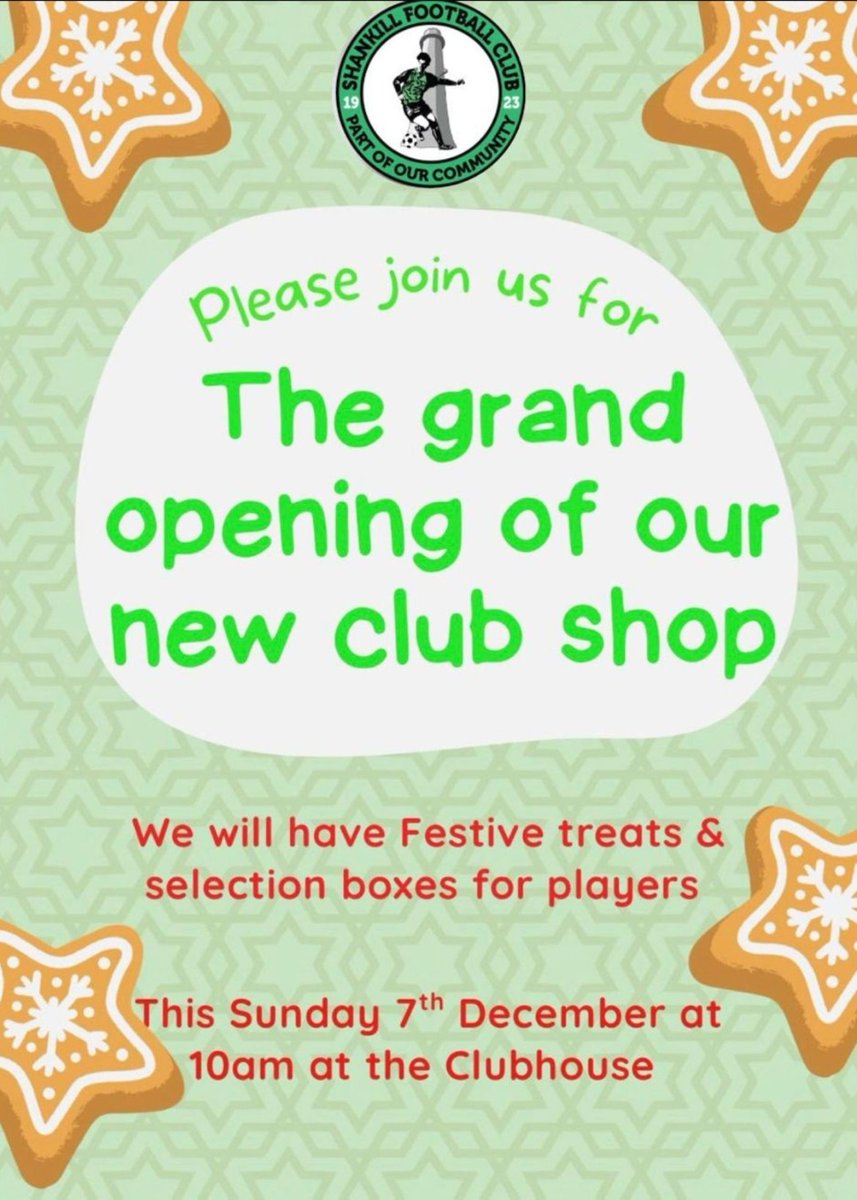 Shankill F.C. tweet media