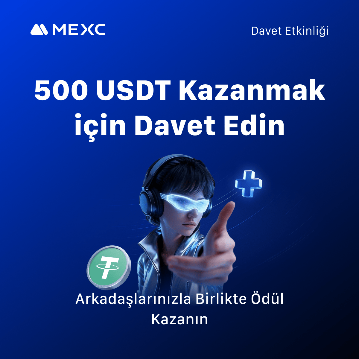 🎉 Aralık Davet Etkinliği Başladı!

💰 Kişi başı toplamda 500 USDT’ye kadar ödül fırsatı sizleri bekliyor!

📅 Etkinlik Dönemi: 1 – 15 Aralık

🚀 Aralık ayına hızlı bir başlangıç yapın, davet ettikçe kazancınızı artırın!

📝 Katılım: s.mexc.com/referral/w9wYN…
