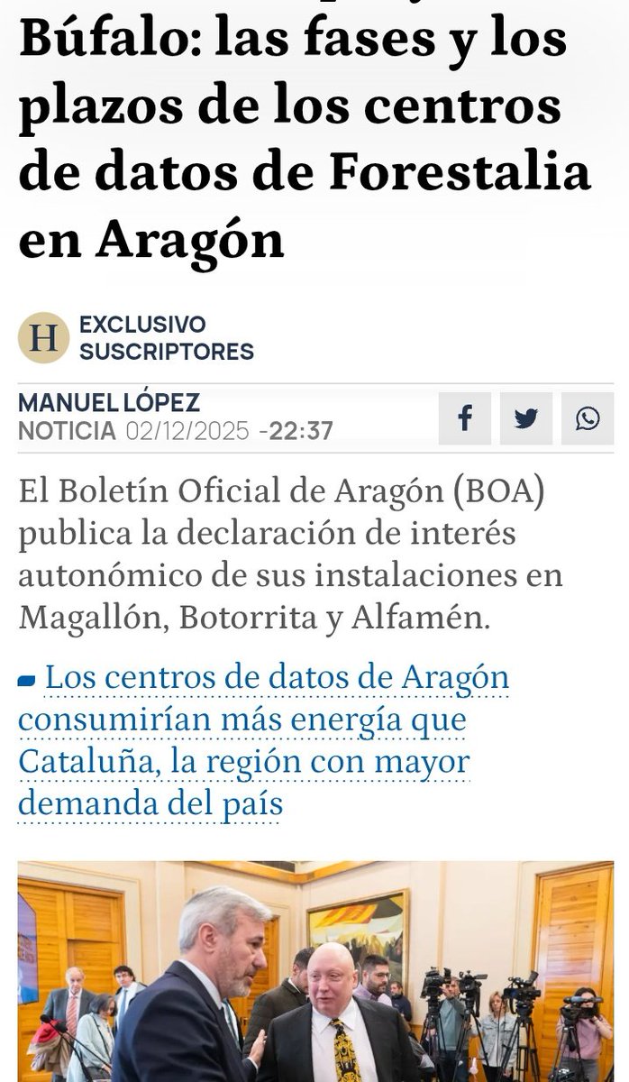 "Cómo esperas que te quiera
si esto no da más de sí!
¡Como voy a abandonarte,
y el mar tan lejos de aquí!" (Ixo Rai)
Vuelve Forestalia (nunca se fue) ahora de la mano de Azcón. 
La empresa de Samper salpicada de sospechas, denuncias ante Fiscalía, presiones a Alcaldes...obtiene