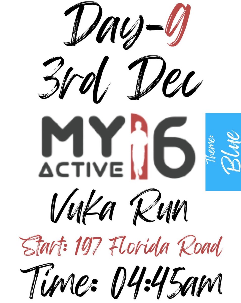 Day 9 of 16km @myactive16
#My16IsNotSilent  #16DaysOfActivism #StopGBV