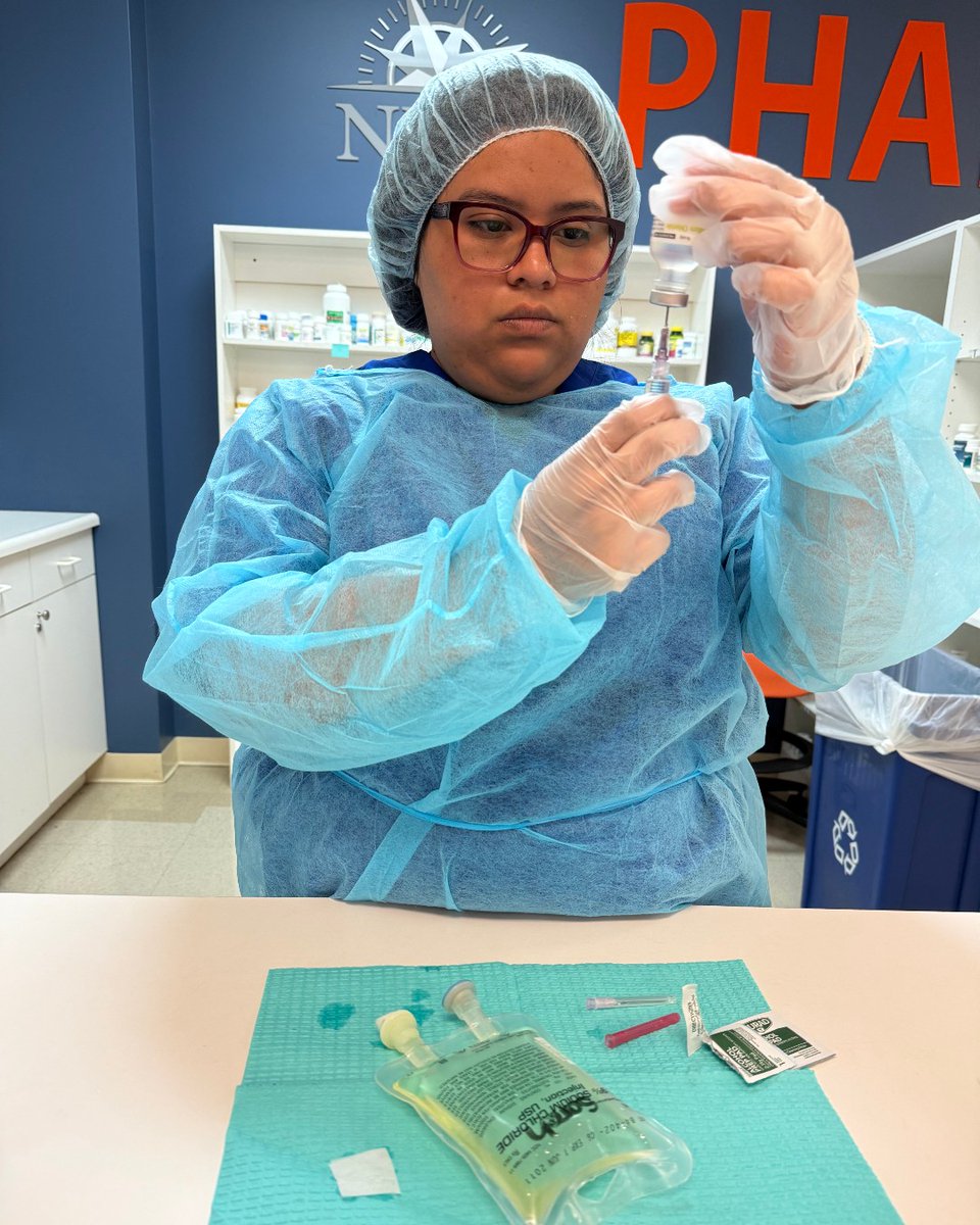 North_West's tweet image. Our Pharmacy Technician students are gaining hands-on experience in IV compounding—an essential skill for sterile preparation and patient safety. Precision and practice make all the difference! 💉 

📍: NWC Glendale

#NorthWestCollege #NWC #PharmacyTech #IVCompounding…