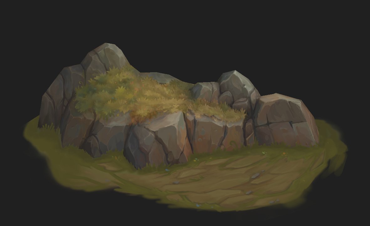 More rock wip

#gameart #handpainted #stylized #3dart #3Denvironment #artistsontwitter