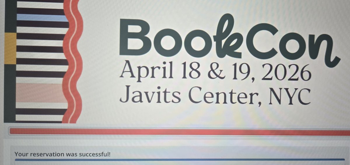 Tickets secured!💃🏾💃🏾
#BookCon2026