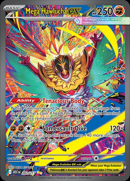 Mega Hawlucha ex Special Illustration Rare Officially Revealed in English from Ascended Heroes! 💫 

#Pokemon #PokemonTCG