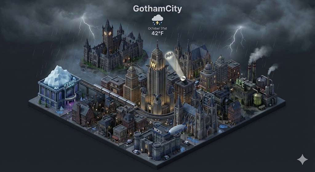 Looks like its a cold day in Gotham