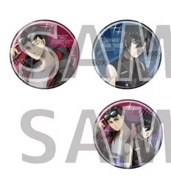 進撃の巨人 エレン アクキー ラバスト 缶バッジ ラスカル グラフアート