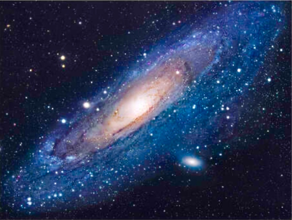 The amazing Andromeda galaxy with an estimated one trillion stars, significantly more than our Milky Way