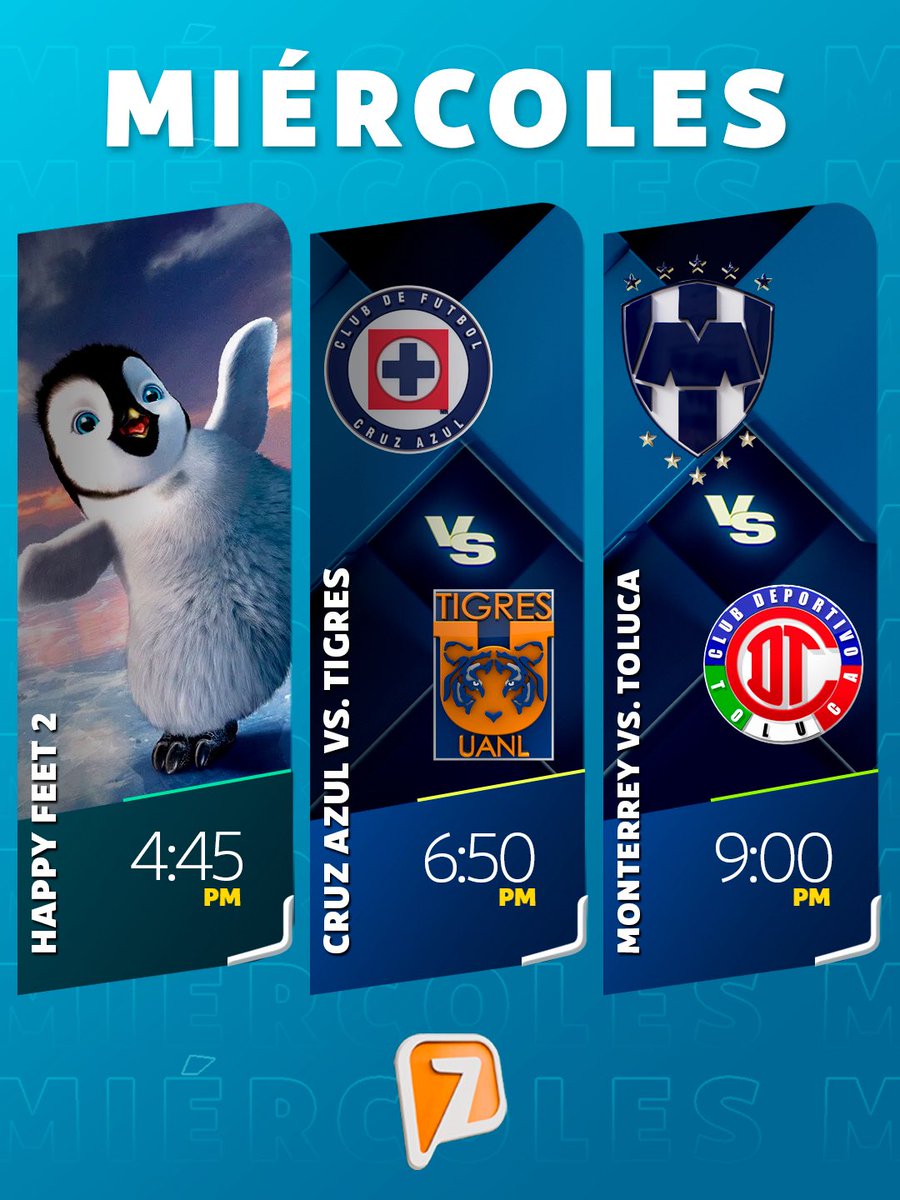 AztecaSiete's tweet image. Prepárate para un viaje de ida y vuelta lleno de emoción, 😉 donde dos grandes partidos marcarán el ritmo de una aventura épica. 🐧🔥 

La energía no se detiene y cada paso, cada salto y cada nota te llevará más lejos. ⚽️ Disfruta de él #RitmoEnLaAventura solo por #Azteca7 📺 y…