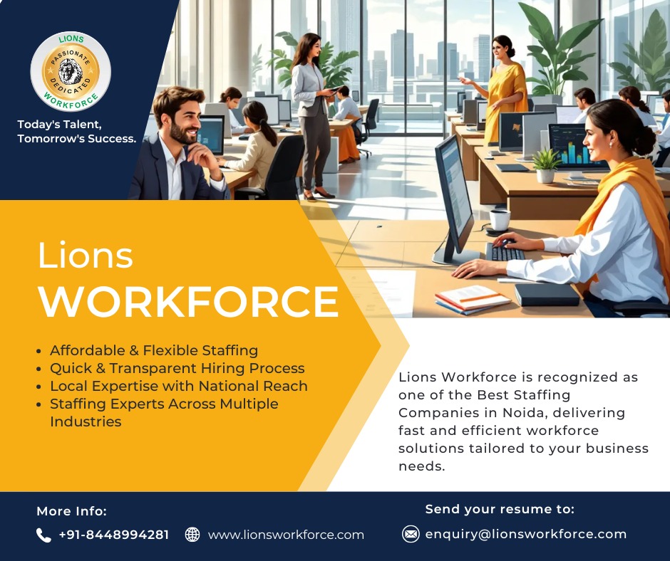 LWorkforce29460's tweet image. 📷 Empowering Businesses with Skilled &amp;amp; Reliable Workforce 📷
At Lions Workforce, we deliver tailored staffing solutions that help companies scale faster and perform better.  📷
📷 +91-8448994281
📷 lionsworkforce.com
#LionsWorkforce #StaffingSolutions #HRServices