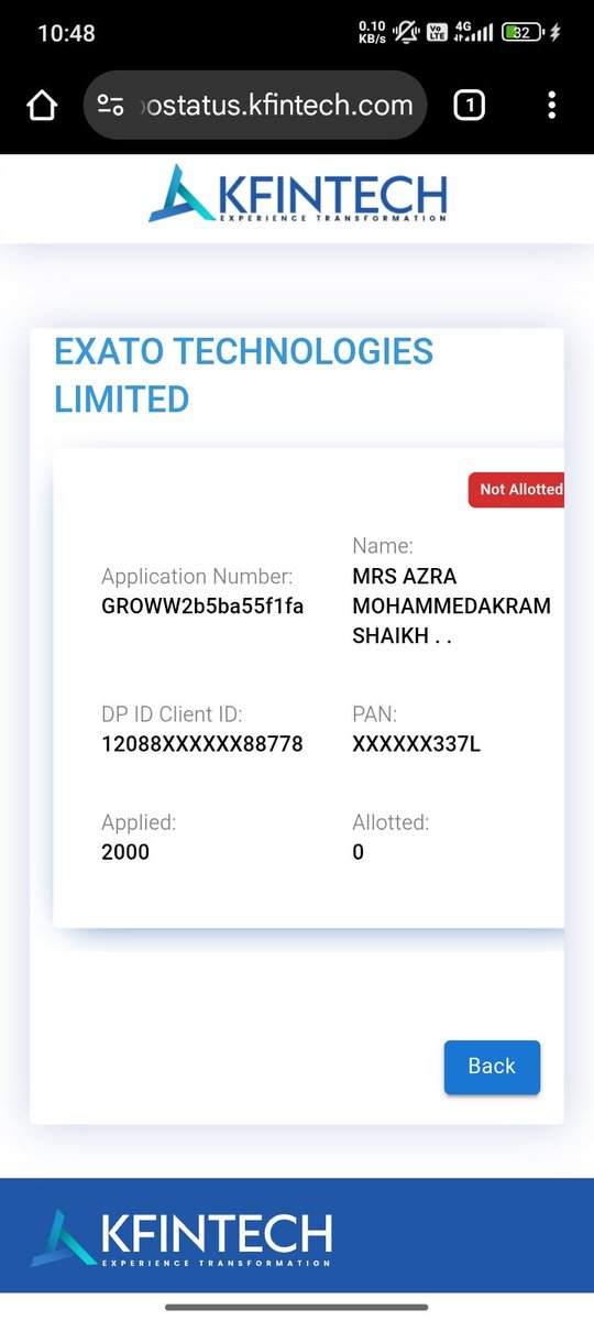 imsma7's tweet photo. Lottery nahi lagi ... Exato technologies #ipo 
Kis kis lagi https://t.co/wV2n7g0h0J