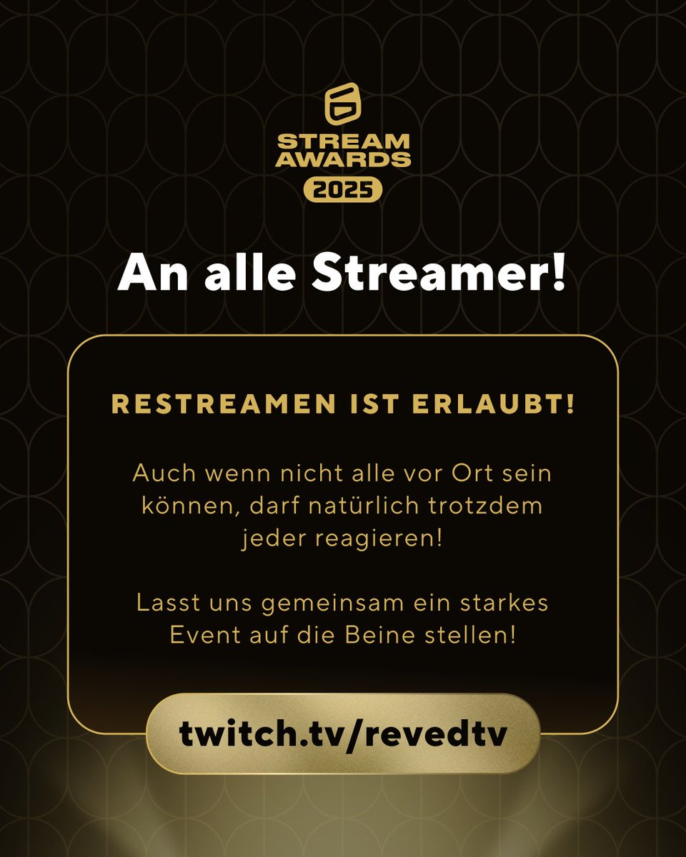 StreamAwards tweet media