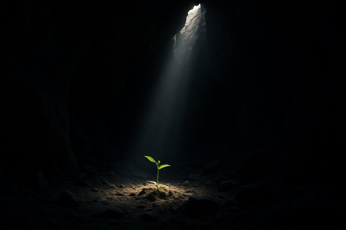 Hope grows even in the darkest places. Find your light.