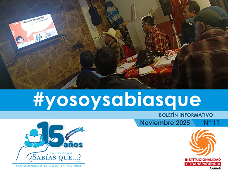 Amigos de <a href="/SABIASQUEIBP/">Fundación ¿Sabías que...? IBP</a>  compartimos con ustedes nuestro boletín informativo del mes de #Noviembre.  

 Agradecemos el apoyo de todos los que nos ayudaron. Con su apoyo seguiremos trabajando en favor de los que menos tienen.  bit.ly/4rBf3kK