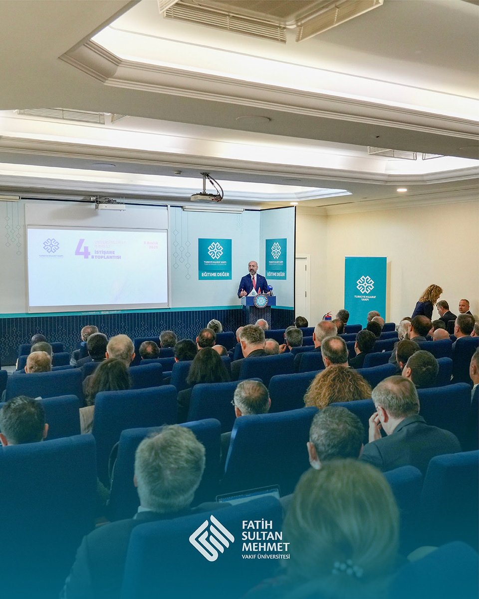 🔷 4. Üniversiteler ile İş Birliği İstişare Toplantısı, Türkiye Maarif Vakfı ev sahipliğinde, Rektörümüz Prof. Dr. <a href="/NevzatSimsek/">Nevzat Şimşek</a>’in katılımı ile gerçekleştirildi.

Toplantıda, üniversitelerle mevcut iş birliklerinin güçlendirilmesi ve yeni ortak çalışma alanlarının geliştirilmesi