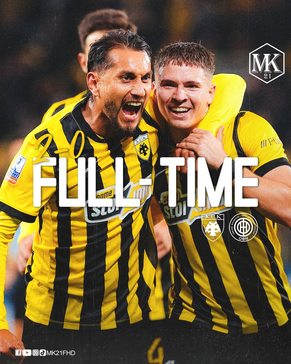 4/4 και προχωράμε 👊
.
#AEK #AEKFC #AEKFAMILY #AEKFCSEASON2025_26 #MK21
