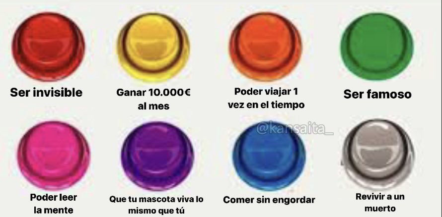 Solo puedes apretar uno