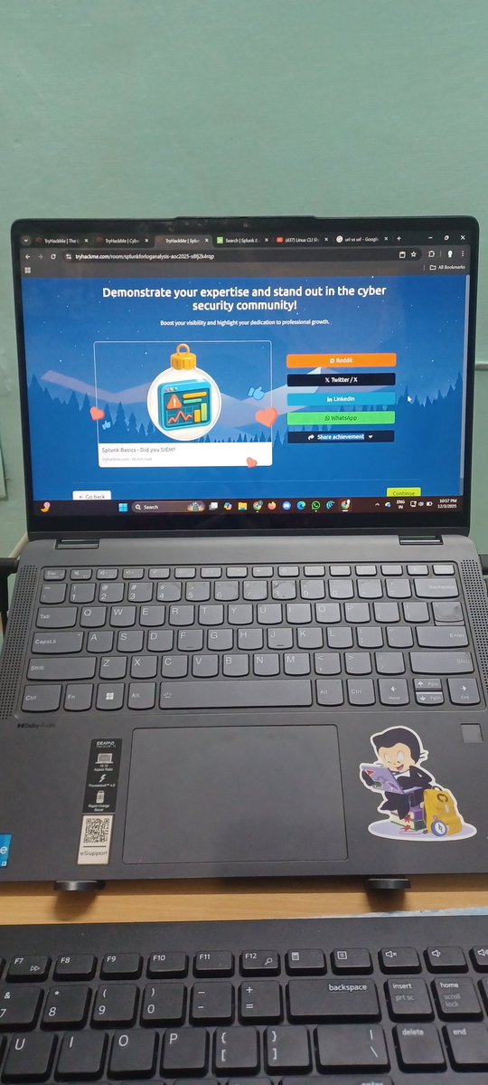 IshanGupta14974's tweet image. #AdventOfCyber2025 @tryhackme tryhackme.com/adventofcyber2…