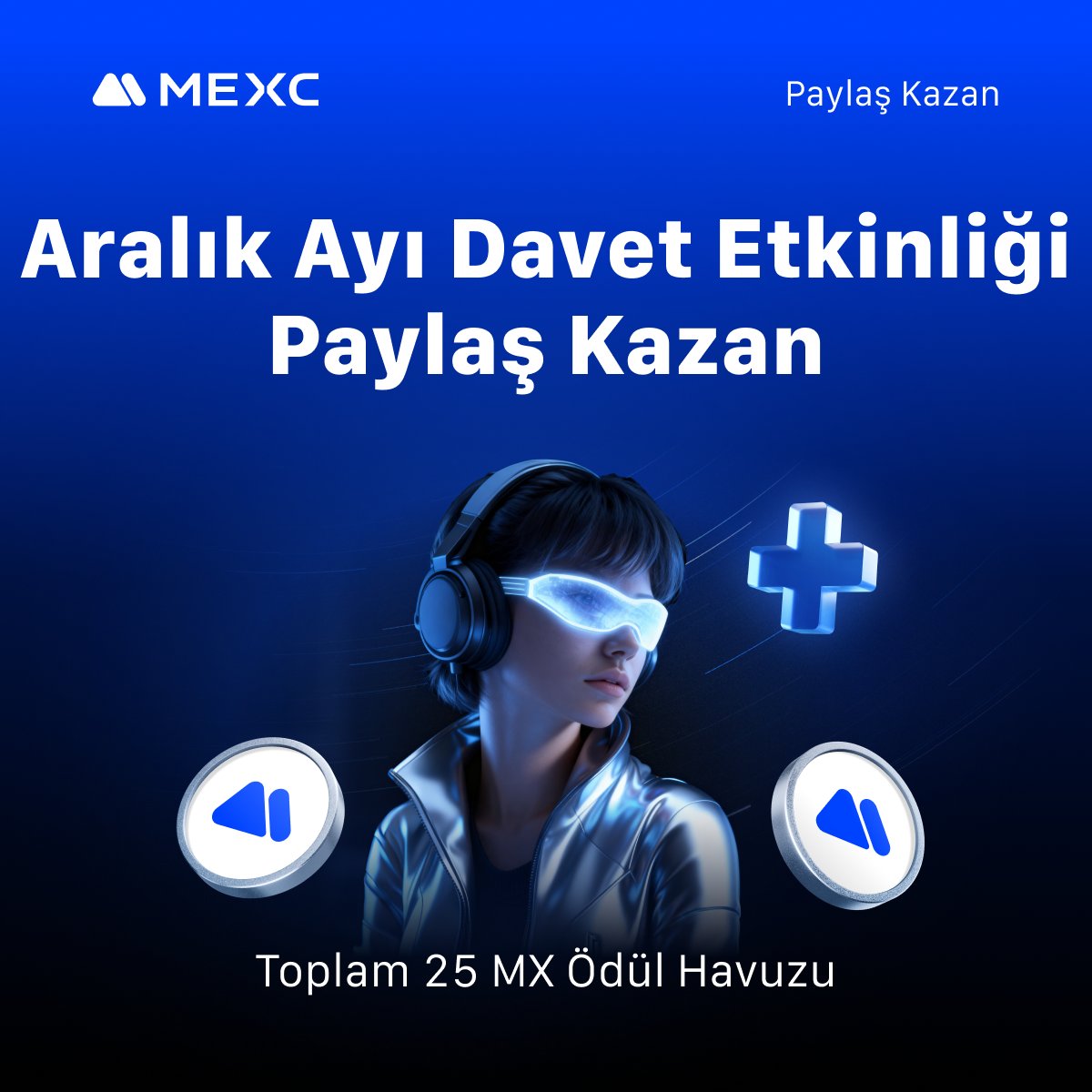 🎉 Aralık Ayı Davet &amp; Kazan Etkinliği Başladı! 🎉

🔥 Ana etkinlik postunu
👍 Like’layın
🔁 RT yapın

🧑‍🤝‍🧑 Yorumlara 3 arkadaşınızı etiketleyin

🎁 25 MX ödül kazanacak 5 şanslı kişiden biri olun!
📅 Son Katılım: 10 Aralık

🚀 Hemen katılın, Aralık’a kazançla başlayın!