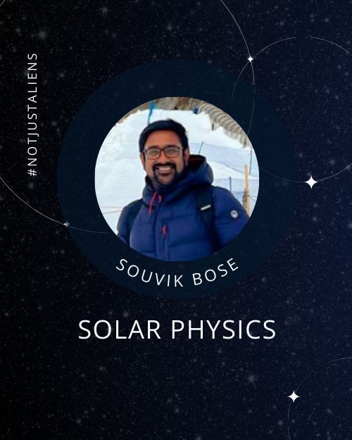 Dr. Souvik Bose se centra en desentrañar dinámica de atmósfera solar mediante observaciones coordinadas de alta resolución desde tierra y desde el espacio, utilizando instrumentos de misiones IRIS, SDO y Hinode entre otras. pic.x.com/2B8FInT6iG
