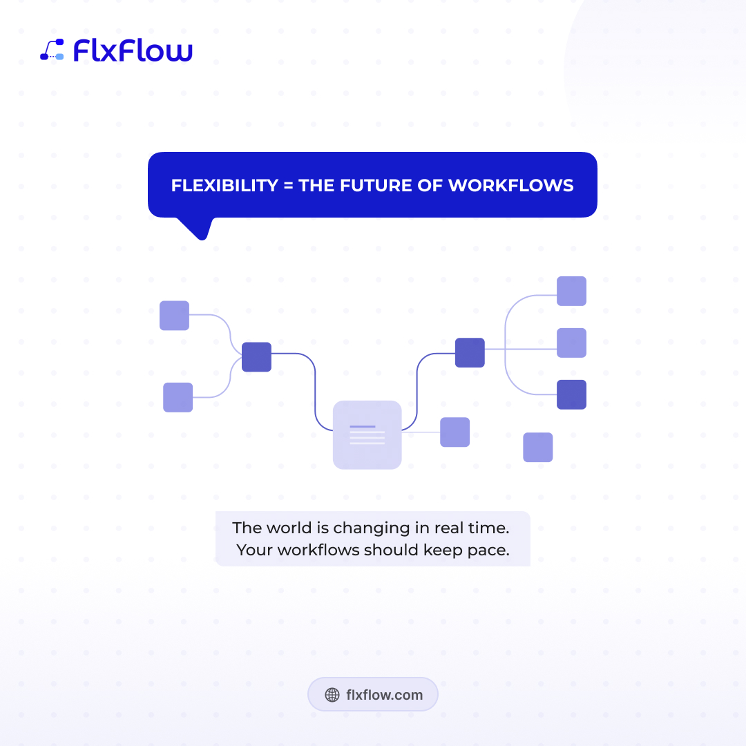 Flx_Flow's tweet image. Workflow #flexibility = competitive edge.
Adapt fast, scale smarter, and stay ahead with FlxFlow.
⚡ 2025 is all about agility.
👉 Know more: flxflow.com

#WorkflowAutomation #DigitalTransformation #FlxFlow