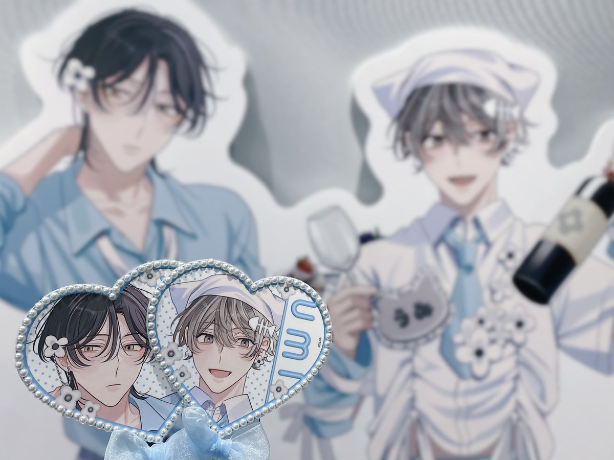 ファボテリアコラボに行ってきました✨️水色空間最高すぎました🩵パネルも可愛くてずっとにこにこしてました( ; _ ; )/~♡ドリンクも美味しくてすぐ飲み終わっちゃいました✨️素敵なコラボありがとうございました！
#つるいととファボテリア
#スパイシーミルクキャンディー 
#猫っ毛と悪癖