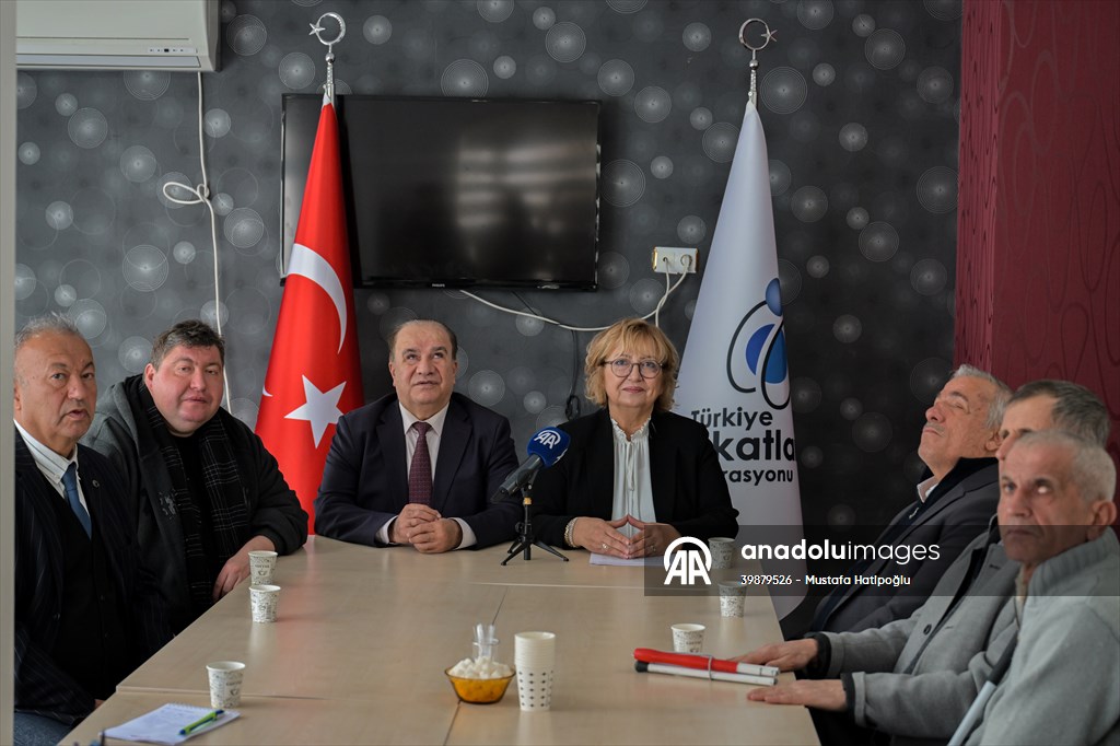 Türkiye Sakatlar Konfederasyonu,3 Aralık Dünya Engelliler Günü'nde engellilerin temel sorunlarına yönelik talepler için çözümlerin hayata geçirilmesini istedi. Türkiye Sakatlar Konfederasyonu Başkanı Yusuf Çelebi ve Başkan Yardımcısı Aynur Dankaz basın açıklamasında bulundu. #AA