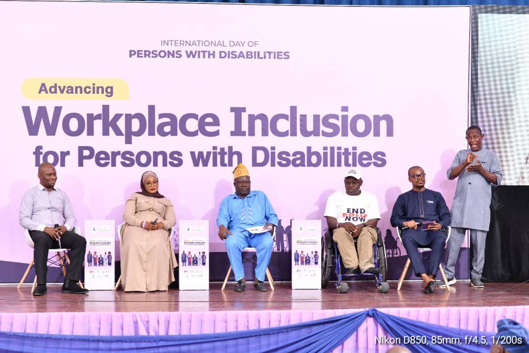 SMYFoundation's tweet image. We had an excellently curated panel session with experts such as Chief Ayuba Beki Guegan, Mrs. Sa’adatu Faruk, MCIPM, Hon Bashiru Dawodu, Rasak Adekoya and Apolmida Haruna Tsammani 

#internationalDayofPersonswithDisabilities #advancingworkplaceInclusion #Capable #IDPWD2025