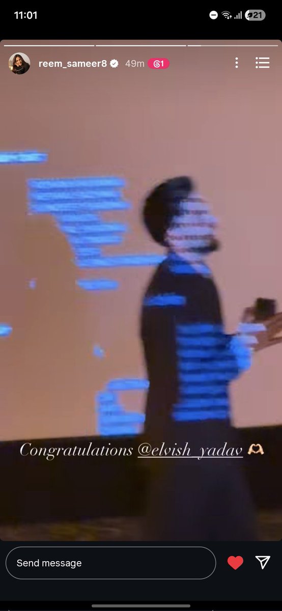 Laxman_manju39's tweet image. Reem Recent Story Congratulations Elvish Yadav 😍❤️🔥

#ElvishYadav #ElvishArmy