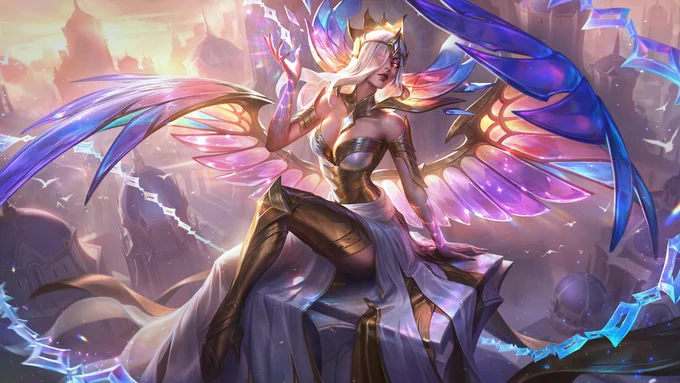 The mighty defenders of Demacia are made from many things – but they are all forged in hope. Petricite Cho'Gath, Durand's Legacy Taliyah, and Prestige Veiled Lady Morgana are now available on PBE.