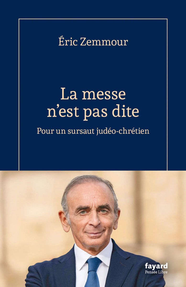 🔴 ÉVÉNEMENT !

Émission spéciale ce jeudi 4 décembre à 18 heures. Eric Morillot (<a href="/EricMorillot/">Eric Morillot</a>) reçoit Éric Zemmour (<a href="/ZemmourEric/">Eric Zemmour</a>), président de Reconquête (<a href="/Reconquete_off/">RECONQUÊTE !</a>), à l’occasion de la sortie de son dernier livre « La messe n’est pas dite : pour un sursaut
