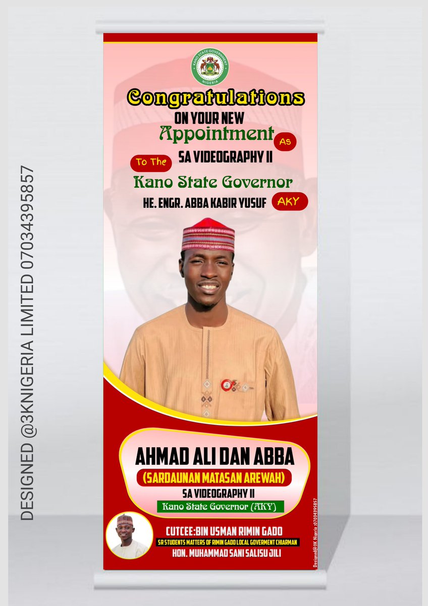 IbrahimDanshayi's tweet image. Designed @3KNIGERIA LIMITED 07034395857, 08036749647
3knigltd@gmail.com
We specialize in high-quality graphic design services
#Content #GraphicsDesign #Web3job #FreelanceDesigner #Branddesign #upwork #LagosTech #BuyNaijaToGrowTheNaira #kano #viralchallenge #AbbaIsWorking