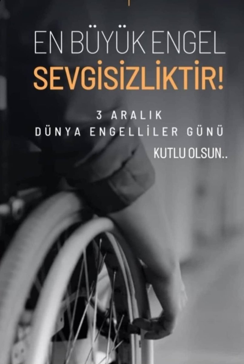 Sevgi tüm engelleri aşar..♥️

bir gün değil
her gün 

Engel olma farkında ol! 

#3AralıkDünyaEngellilerGünü