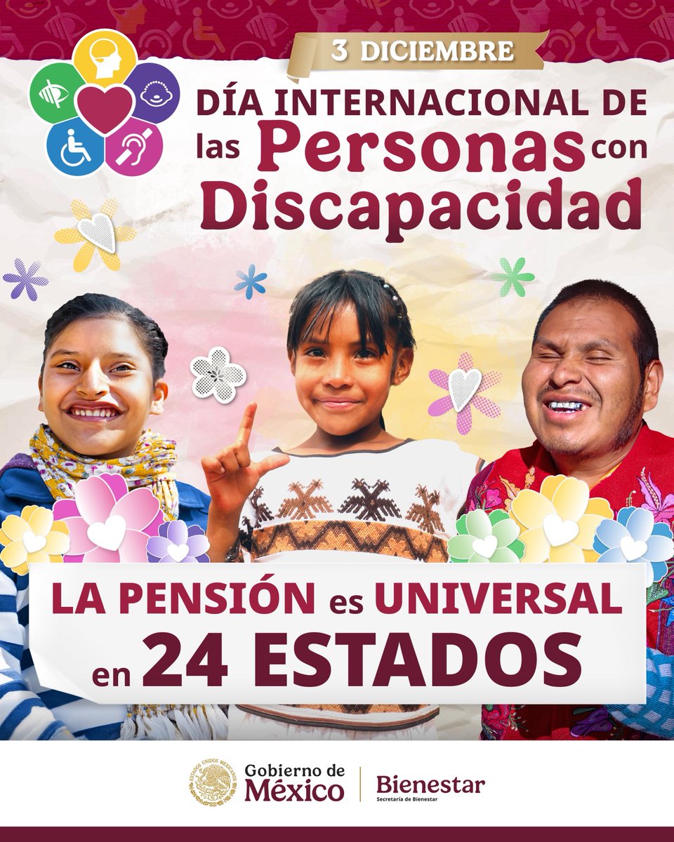 LiliChristfield's tweet image. Día internacional de las personas con discapacidad. 
#PCD
BIENESTAR
