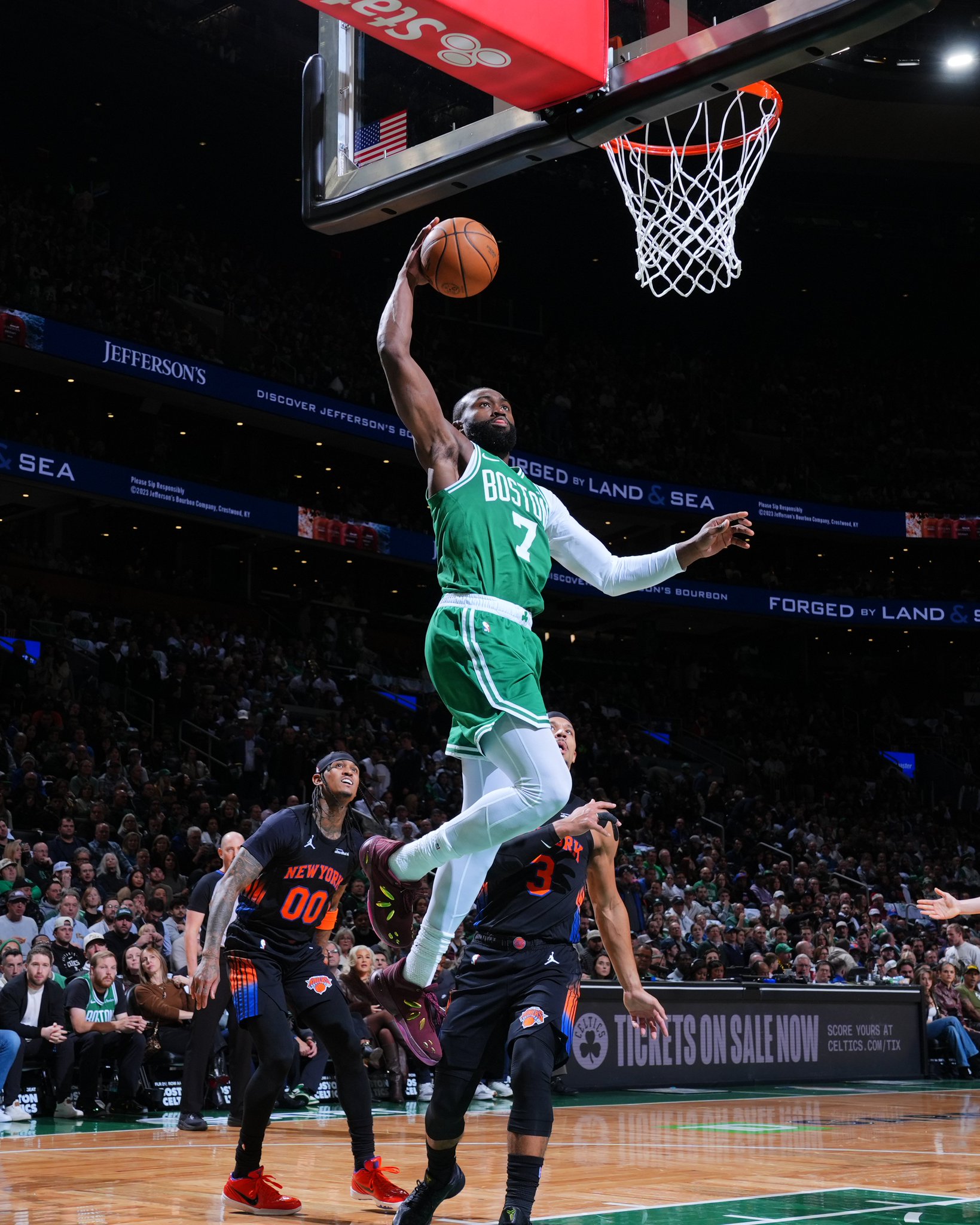 JAYLEN BROWN’S BAG: Jaylen Brown’s season-high 42-point outing in the surging Boston Celtics’ victory over the New York Knicks last night added another highlight to his sensational start. The four-time All-Star is averaging a career-high 29.0 points per game (No. 7 in the NBA) –