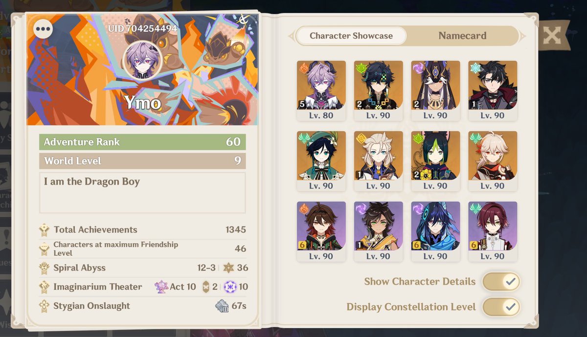 If anyone's interested in adding me as a friend, I plan on getting C6 Durin and already have C5! He'll be available as a help in Imaginarium Theater everytime Pyro is in!
#GenshinImpact #Durin

My UID: 704254494