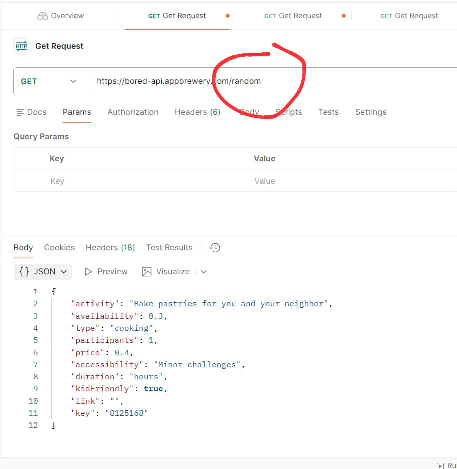 Dev_JesseMaduka's tweet image. Day 61 of #100DaysOfCode🚀
Learned how API requests work today:
• Endpoints—requests a specific resource
• Query Params—filter results
• Path Params—gets by ID
Tested all 3 using Postman + the Bored API.
APIs are finally clicking!🔥
#JavaScript #WebDev #API #BuildingInPublic