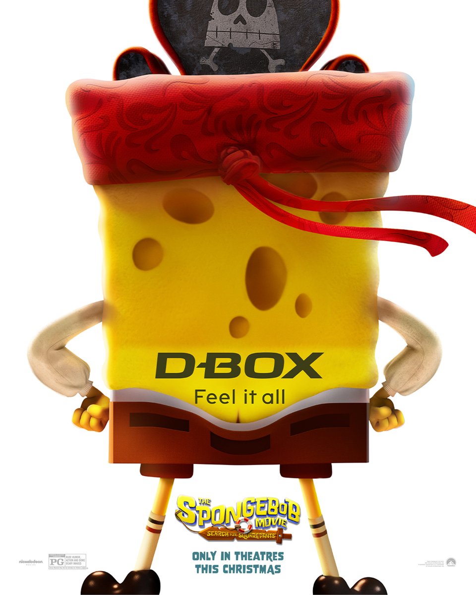 The Underworld is calling. Feel it in D-BOX. 🧽 The #SpongeBobMovie: Search for SquarePants sails into theatres December 19.