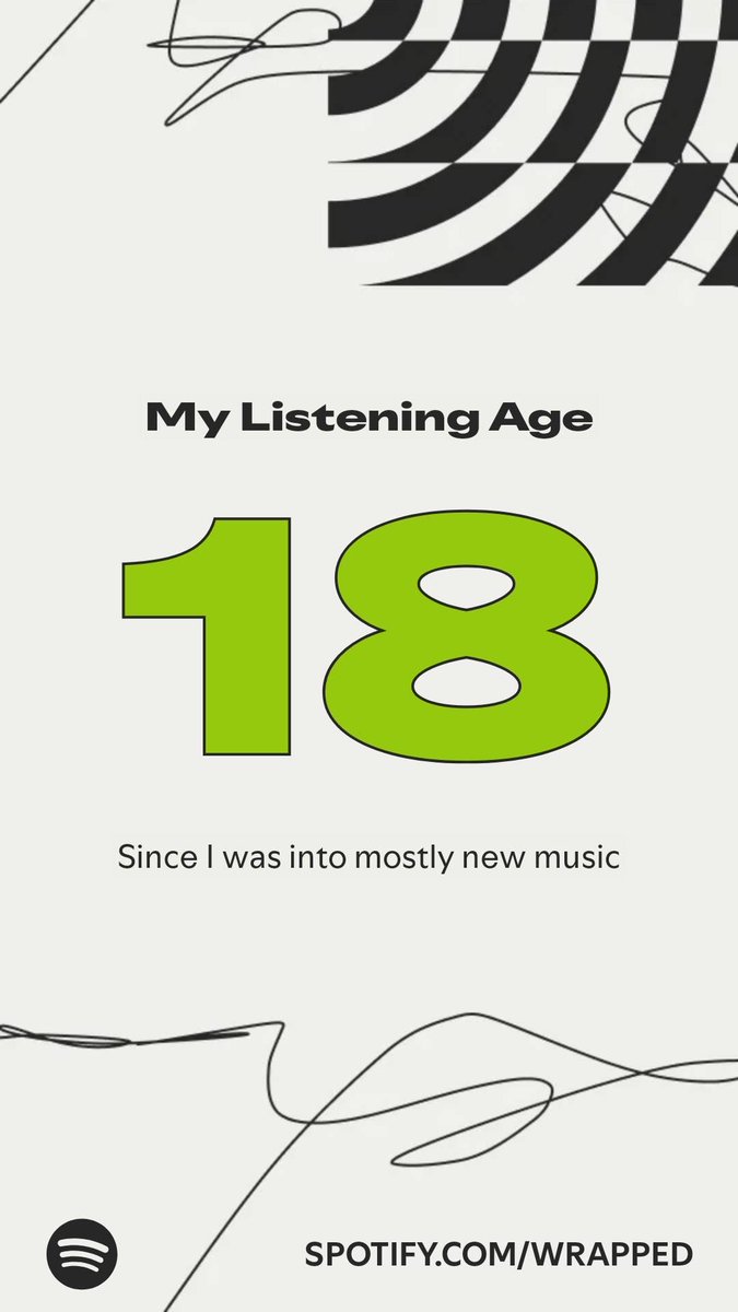 Yeah your biological age is younger but what about your Spotify age