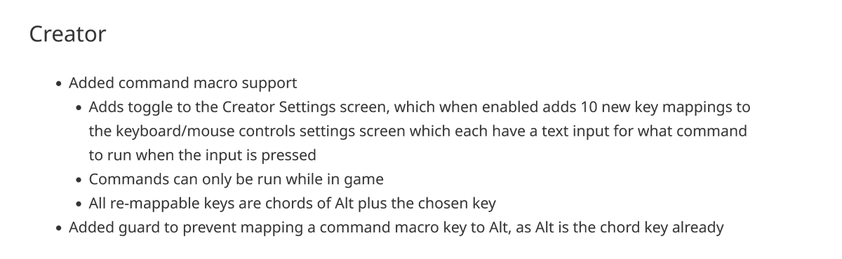 /reload all and /reload are gonna be universal keybinds. Might as well add them by default.