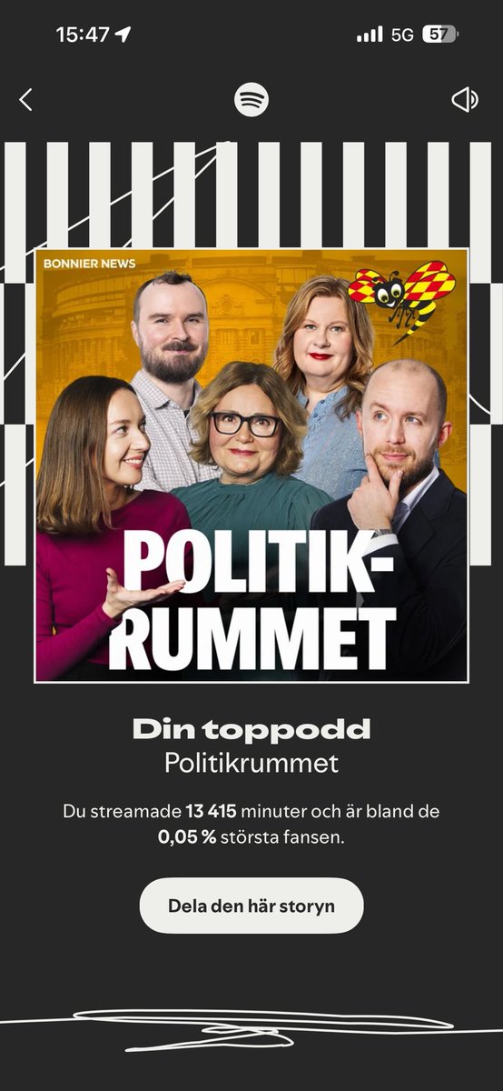 fredthinking's tweet image. Politikrummet är i särklass Sveriges bästa politikpodd, hands down