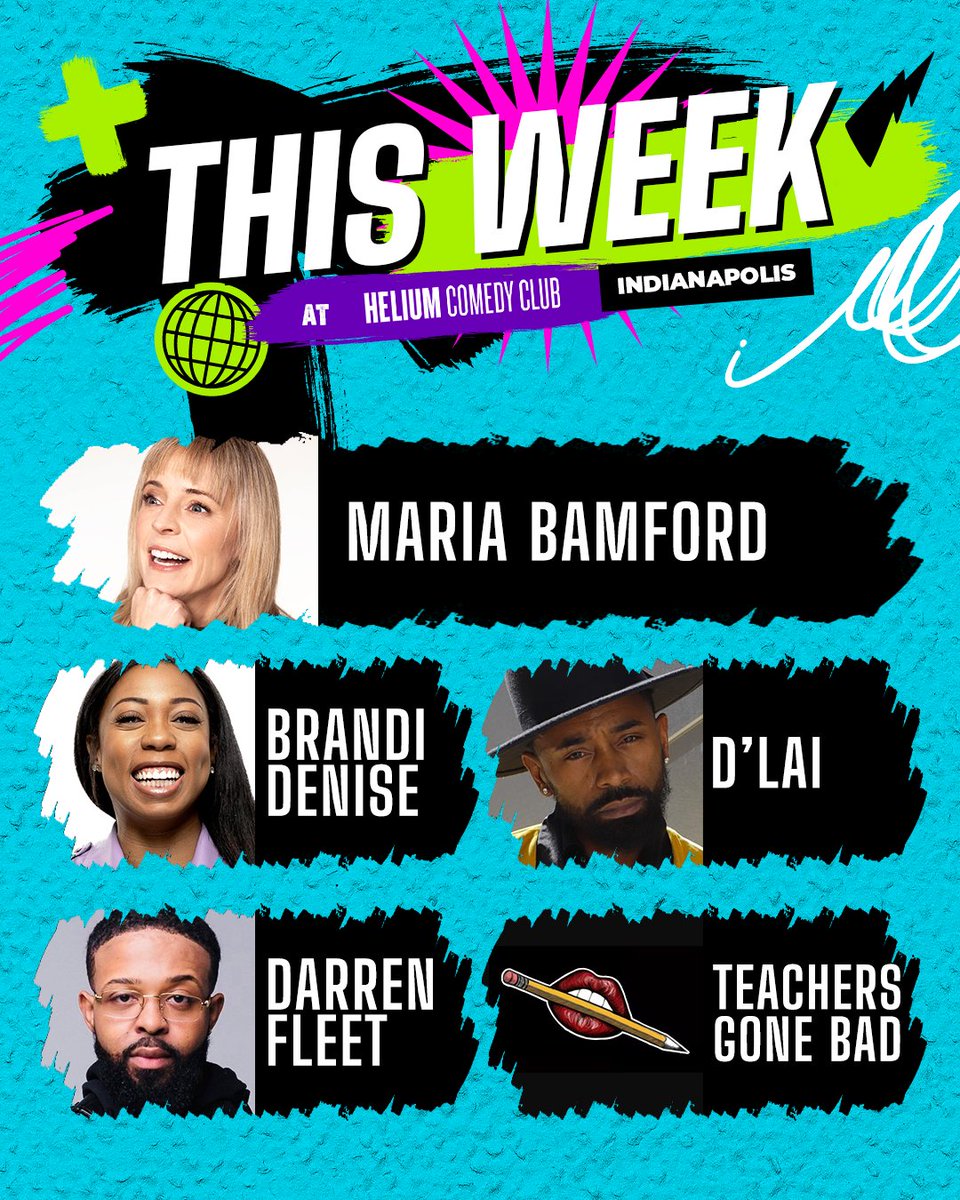 This Week at Helium | <a href="/ItsDLai/">D'LAI</a>, <a href="/FleetDarren/">Darren Fleet</a>, Teachers Gone Bad, <a href="/lolbrandidenise/">Brandi Denise</a>, + <a href="/mariabamfoo/">Maria Bamford</a>! 
Grab tickets now: bit.ly/4h0DIJo