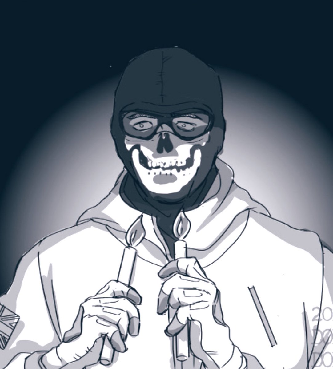 radio298's tweet image. Day 3： Candles 🕯️🕯️
💀&quot;Hehehe...&quot;
🧼&quot;You scared me💢&quot;
#CodAdventCalendar  #ghoap 
@BlackCrayons3D