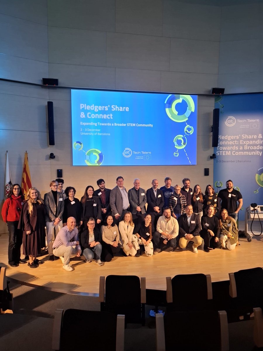 AragonDih's tweet photo. Conectamos y formamos para el desarrollo y talento en tecnología profunda y STEM en Europa, más de 1300000 personas formadas. Asistimos junto a @ITA_tecnologia a Pledgers’ Share and Connect en Barcelona, @eitdeeptech @UniBarcelona 

@edih_net #AragónEDIH #Academy https://t.co/CXFshuJNKb