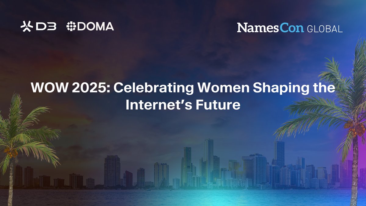 D3inc's tweet image. Our NamesCon WOW 2025 recap is live  🏙️ 🌴

The Women of the Web lunch, which we were excited to co-sponsor, once again highlighted how much leadership, innovation, and direction is coming from across this community. 👇
d3-blog.ghost.io/wow-2025-celeb…