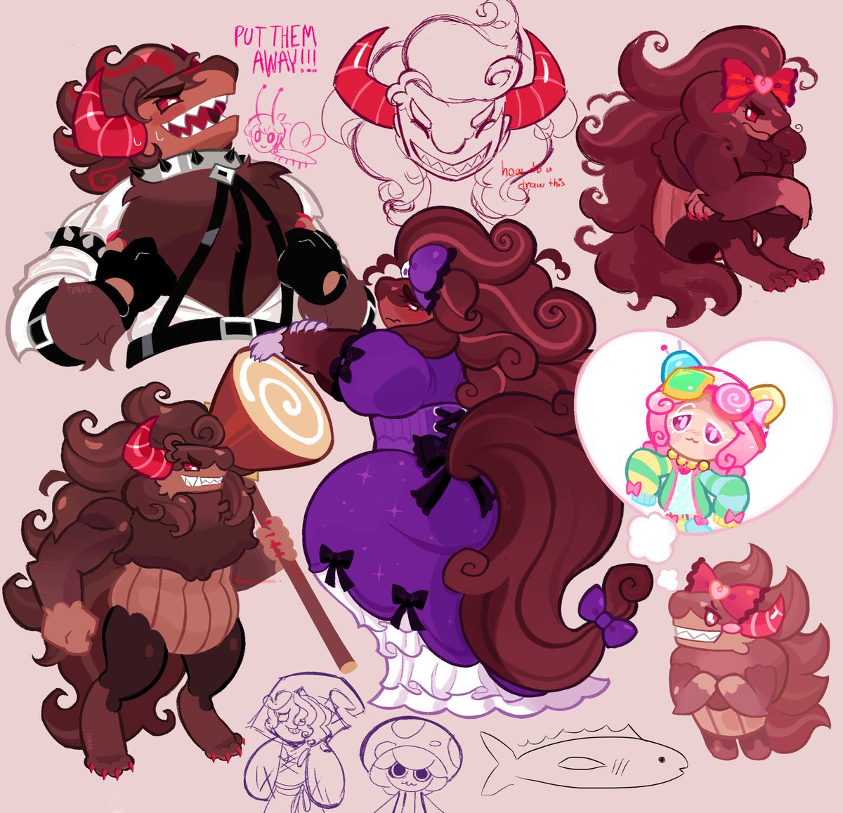 tunaspatty's tweet image. hey #cookierunkingdom #chocowerehoundbrute #digitalart